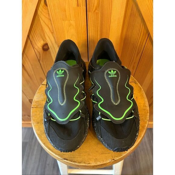 Adidas Originals Ozweego Green Black Lifestyle Shoes Sneaker FZ1955 Men\'s Size 8